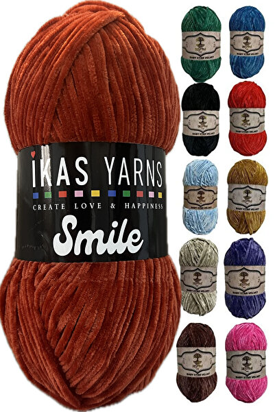 destini İnce Kadife İp 100 gr 200 Metre Amigurumi El Örgü İpi Ceket Yelek Battaniye