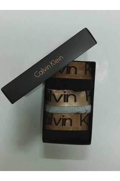 Calvin Klein Men's boxers set-3 pieces - multicolor-with elastic band
