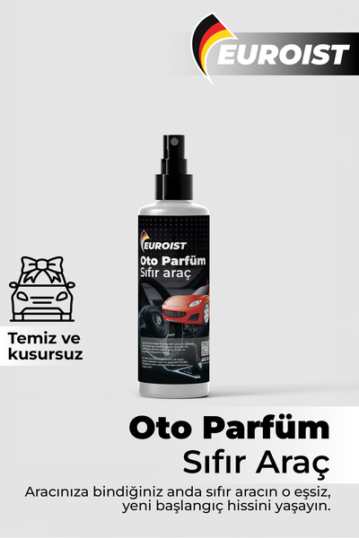 euroist Sıfır Araç Kokusu Araba Parfümü Profesyonel Yeni Araba Kokusu 200 ml ...