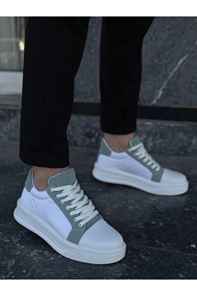 ZENGEZUR MALL Drnds Kb-X46 Kuback White Baby Blue High White Sole Casual Sports Shoes (223452) (Size: 40)