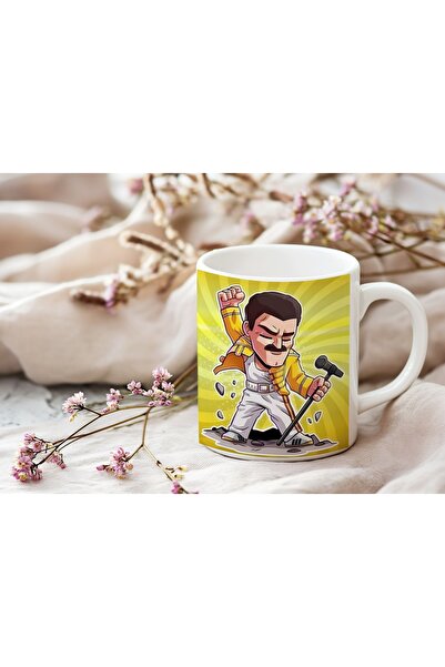 Beramussa كوب بتصميم فريدي ميركوري - أسطورة موسيقى الروك فريدي ميركوري كوب خا...