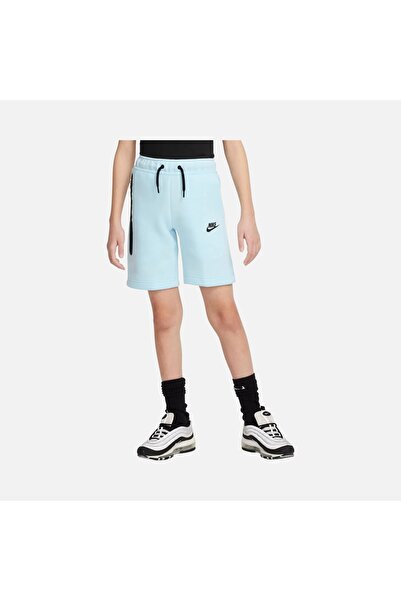 Nike Sportswear Tech Fleece Unisex - Zip Pocket Relaxed Fit - Kids Shorts Fd3289