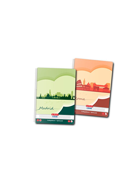 Herlitz Caiet spiralat A4 cu 70 de foi pătrate