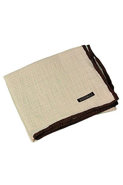 mim eşarp Egyptian Scarves Piped Muslin Solid Color Scarf 100X100Cm