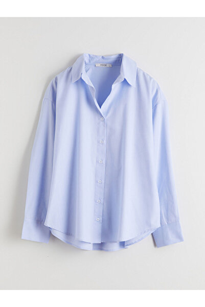 LC Waikiki Oversize Oxford Kadın Gömlek