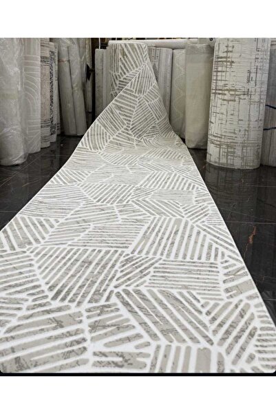 Nesrin KAYMAZ TABAN HALI YOLLUK JEL TABAN LEKE TUTMAZ KAHVE KREM