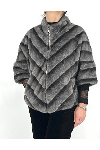 FRANCO FERRI Fur jacket with zipper