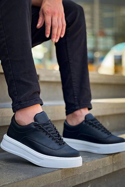 ZENGEZUR MALL Drnds Kb-005 Kuback Black Leather Lace-Up Casual Men's Shoes (223723) (Size: 40)