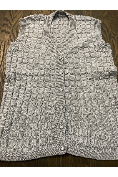 ABAKAN Yetişkin el örmesi yelek