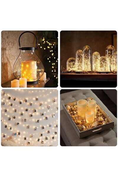 Flippy Linear Christmas Light, Flippy®, Copper Wire, with Remote Control, 5 m, 50 LEDs, Warm White