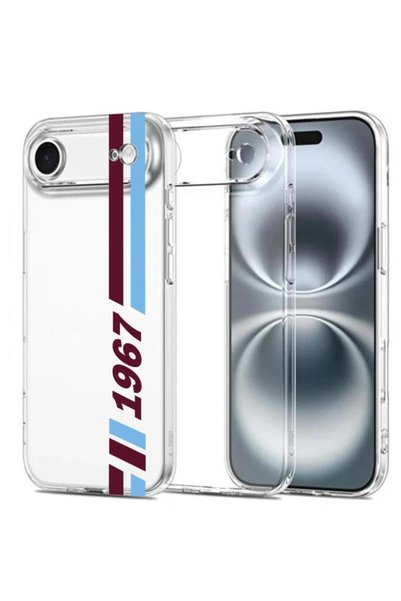 3GEN CASE İphone 17 Air Uyumlu Desenli Şeffaf Silikon Kılıf