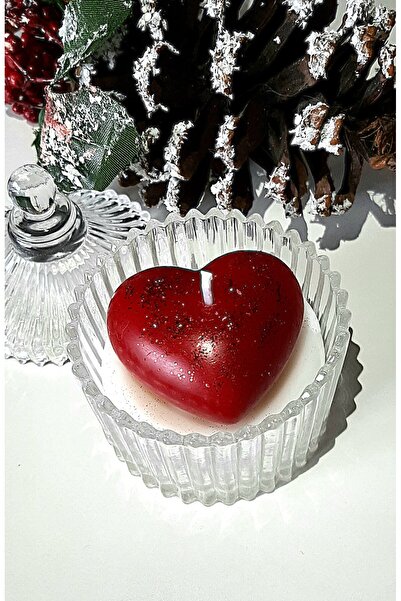 ArtINA esmaraldchic Candle in a candy box, essential coffee and pepper scent, Christmas, New Year's Eve, Valentine's Day, soy wax