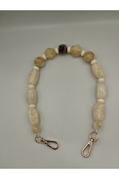 Zeyora Akrilik Boncuklu Çanta Sapı, Çanta Malzemesi, Çanta Aksesuarı ( 45 cm )