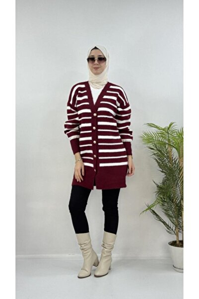 Tebrikler tekstil kadın yumaşık kışlık hırka model G4124