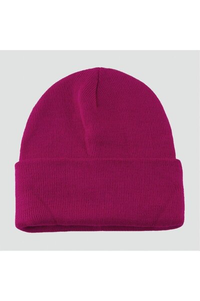 ZERO LAND Drnds Double Layer 1St Grade Colorful Beanie Wholesale Beanie (223604) Gloves -Fuchsia