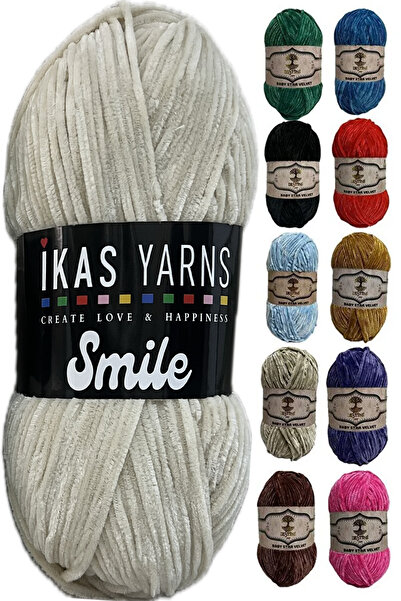 destini İnce Kadife İp 100 gr 200 Metre Amigurumi El Örgü İpi Ceket Yelek Battaniye