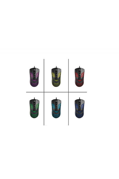 OEM Black Wired RGB Gaming Mouse