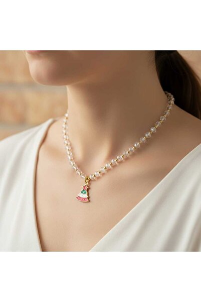 Ralp Moda Pine Tree Figured Necklace New Year Gift