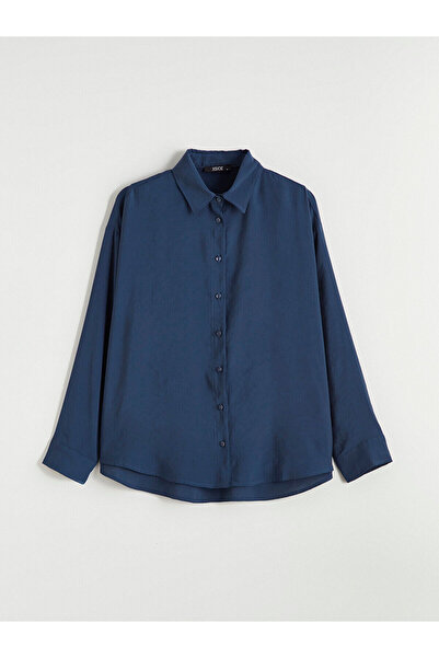 LC Waikiki Oversize Modal Mixed Γυναικείο Πουκάμισο