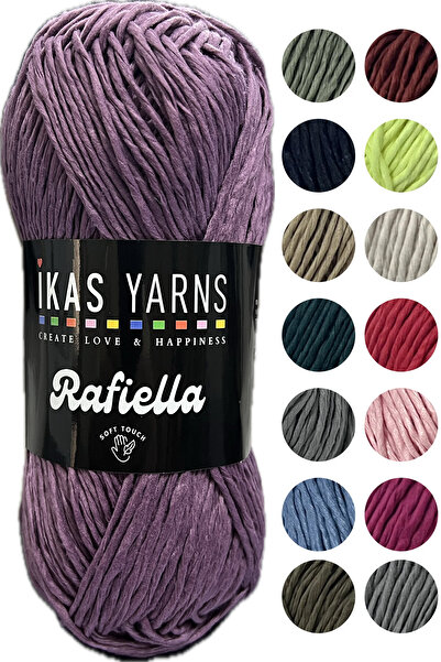 destini Snur de hârtie moale din rafie - Ideal pentru hobby, croșetat și tric...