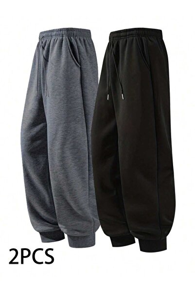 rocassi Unisex 2*Ελαστικό παντελόνι φόρμας μεγάλου μεγέθους