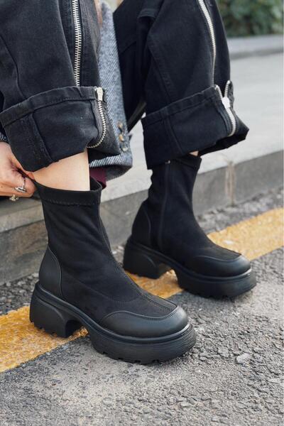 I Love Shoes Gariel Women's Thick Sole Boots Black Suede