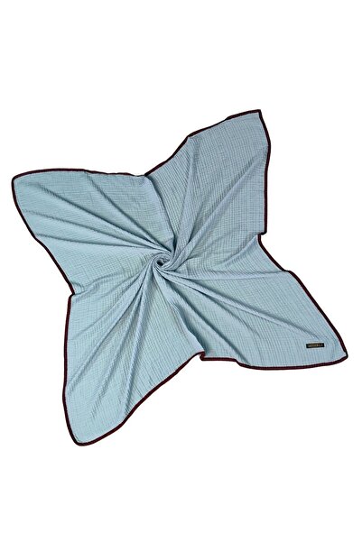 mim eşarp Egyptian Scarves Piped Muslin Solid Color Scarf 100X100Cm