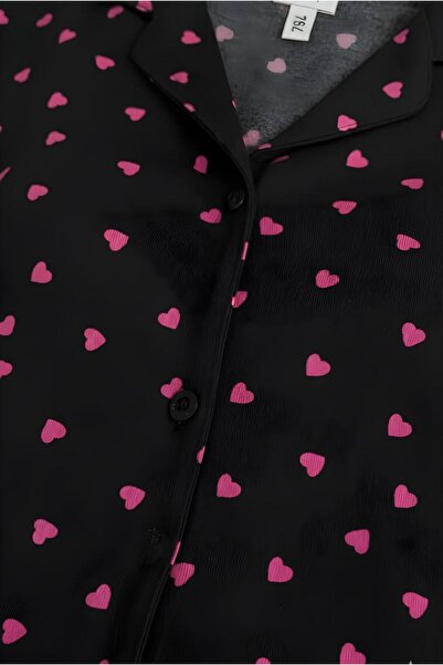 MORRO Stretch Fabric Viscose Long Sleeve Women's Pajama Set |   Comfortable Button-Down Collar Stylish Nightgown Home Wear