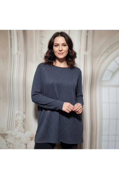 Volupta Women's blouse with fine rhinestones