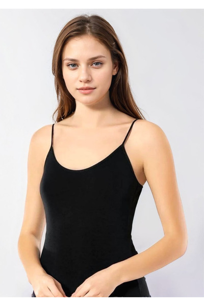 Loule Women's 95% Cotton 3-Piece String Strap Tank Top - Anti-Sweat & Soft Textured Stretchy Fabric