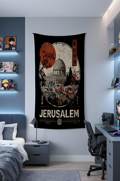 Etnik Dekor Jerusalem Commentary Digital Print Wallpaper