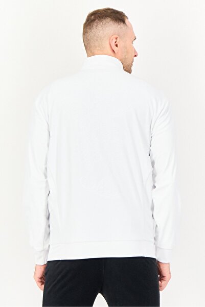 adidas Men Sportswear Fit Long Sleeve Tennis Jacket, White