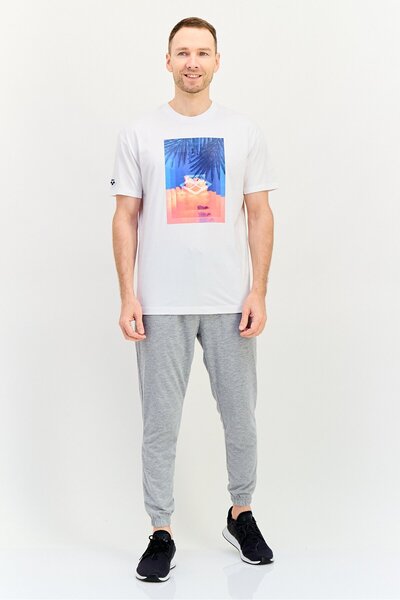 ARENA Men Sportswear Fit Short Sleeve Outdoor T-Shirt, White