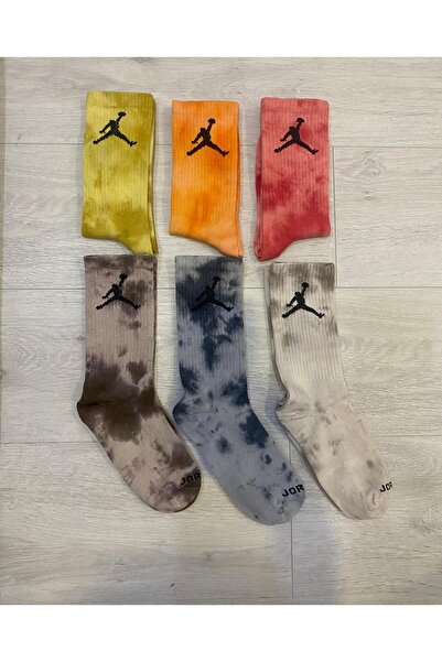 NO BRAND Sosete colorate universale 6 perechi