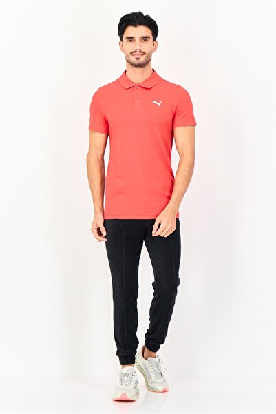 Puma Men Sportswear Fit Short Sleeve Outdoor Polo Shirts, Red