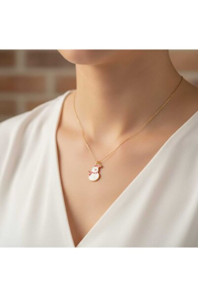 Ralp Moda Snowman Necklace New Year Gift