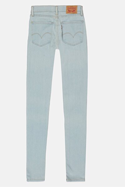 Levi's Women Super Skinny Fit Mid Rise Stretchable Jeans, Washed Blue