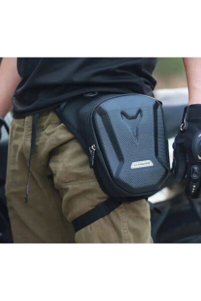 fao polo UNİSEX SİYAH SLİKON KABUK KORUMALI SUYA DAYANIKLI MOTORCU BACAK ÇAPR...