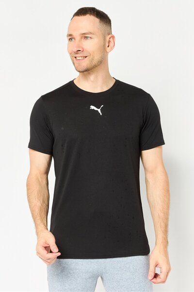 Puma Men Sportswear Fit Short Sleeve Training T-Shirt, Black