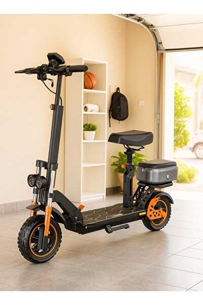 niyazi سكوتر كهربائي بمقعد وصندوق للكبار سكوتر الوحش إم 5 برو