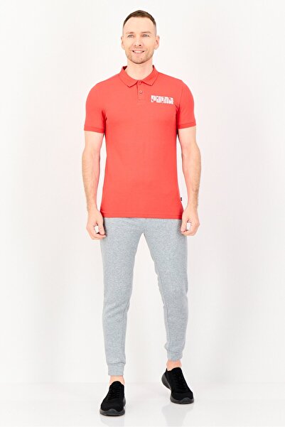 Puma Men Sportswear Fit Short Sleeve Outdoor Polo Shirt, Red