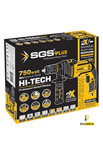 SGS PROFESYONEL DARBELİ MATKAP 750 WATT