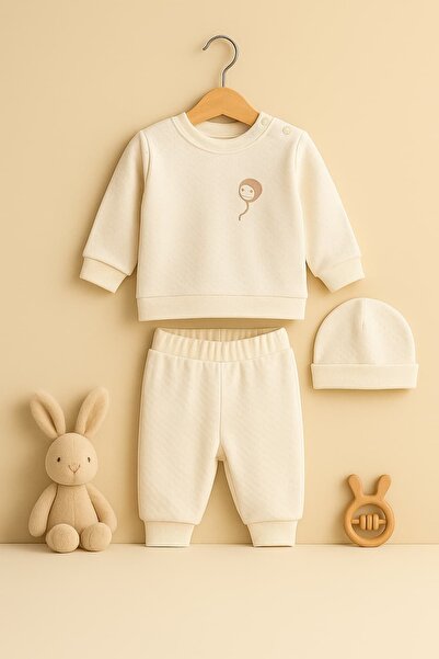 KapsülBebek 100% Organic Cotton 3-Piece Baby Set