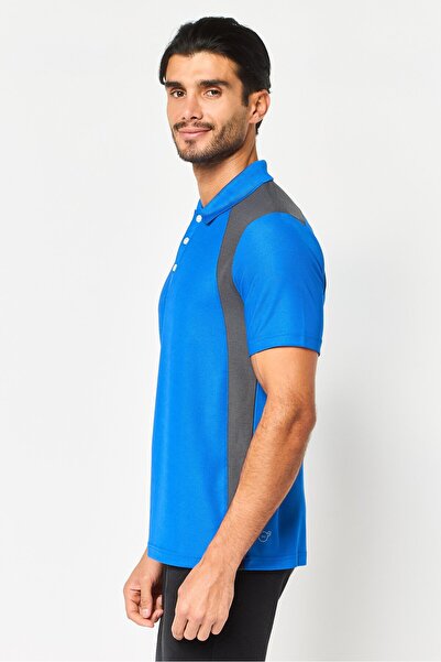 Puma Men Sportswear Fit Short Sleeve Dezire Outdoor Polo Shirt, Royal Blue