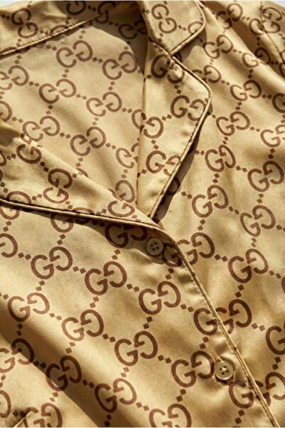 MORRO Stretch Fabric Viscose Long Sleeve Women's Pajama Set |   Comfortable Button-Down Collar Stylish Nightgown Home Wear