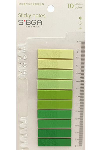 sibga tasarım Şeffaf Renkli Postit Post-it Post It. Kitap Ayracı Ayraç Postit...