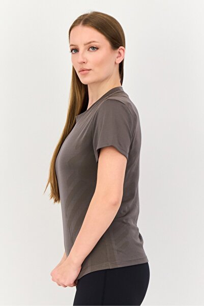 adidas Women Sportswear Fit Short Sleeve Training T-Shirt, Dark Grey