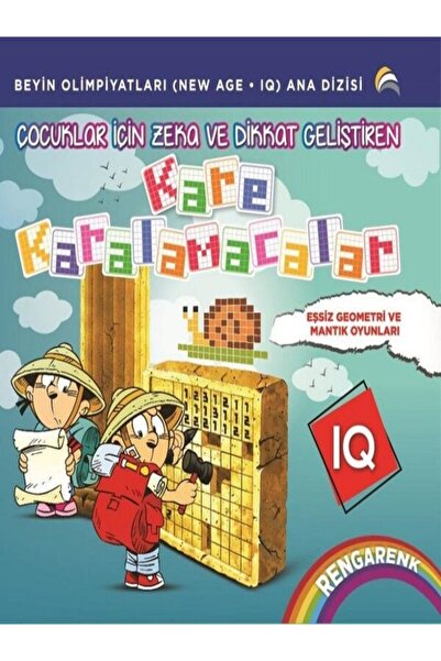 Ekinoks Çocuklar için Zeka ve Dikkat Geliştiren Kare Karalamacalar