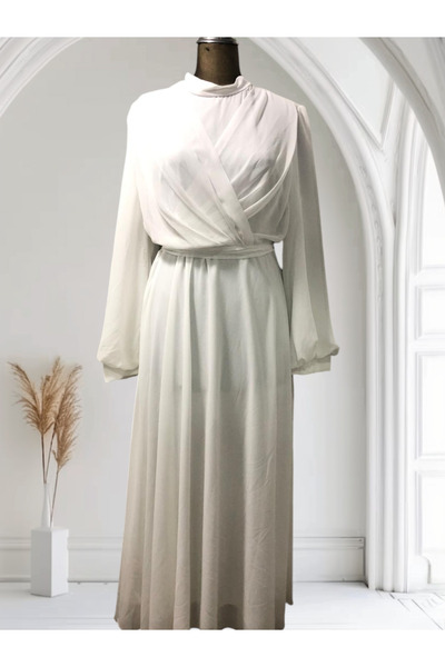 ÖZYURT Tesettür Şifon Elbise