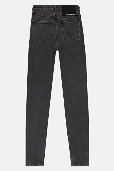 Karl Lagerfeld Women Regular Fit Washed Stretchable Denim, Grey